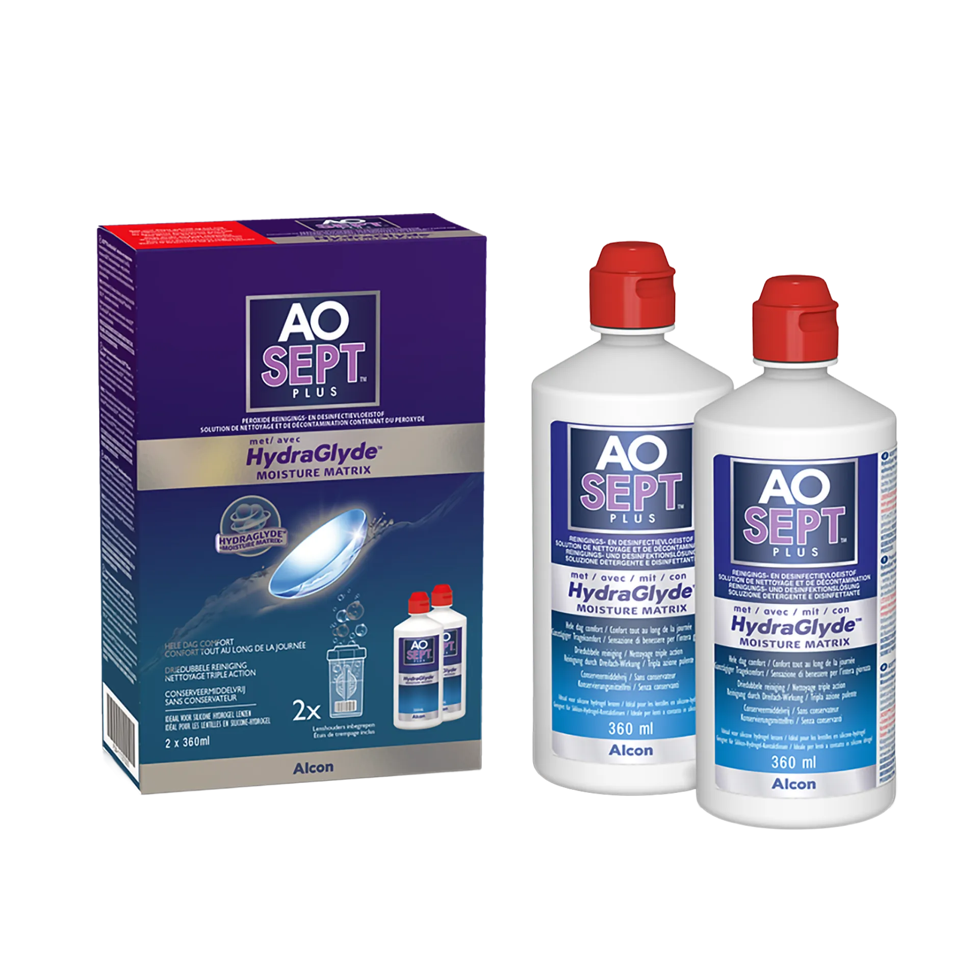 AOSept Plus Hydraglyde (2x360ml)